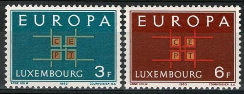 Poštové známky Luxembursko 1963 Európa CEPT Mi# 680-81