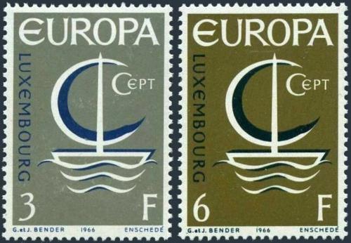 Potov znmky Luxembursko 1966 Eurpa CEPT Mi# 733-34