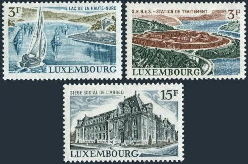 Potov znmky Luxembursko 1971 Turistick zaujmavosti Mi# 832-34 - zvi obrzok