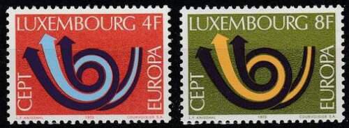 Poštové známky Luxembursko 1973 Európa CEPT Mi# 862-63