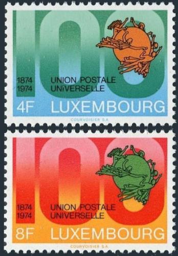 Potov znmky Luxembursko 1974 UPU, 100. vroie Mi# 889-90