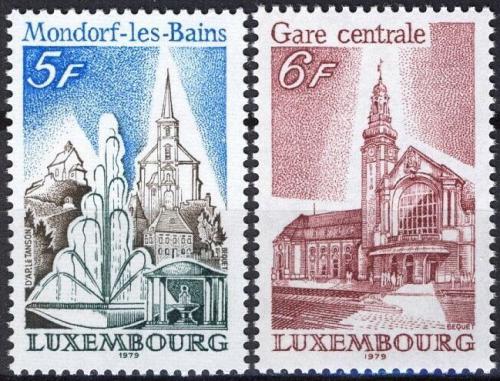Potov znmky Luxembursko 1979 Pamtihodnosti Mi# 985-86 - zvi obrzok