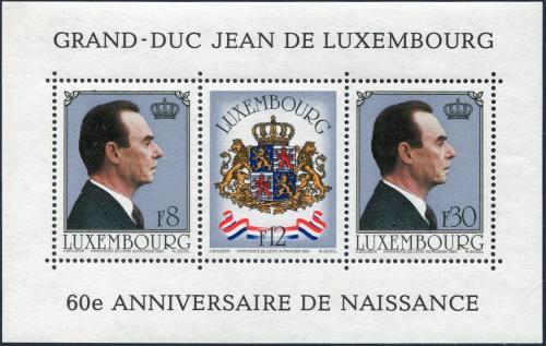 Potov znmky Luxembursko 1981 Velkovvoda Jan Lucembursk Mi# Block 13 - zvi obrzok