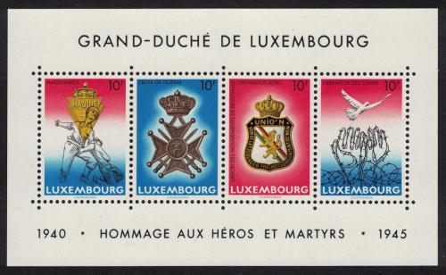 Poštové známky Luxembursko 1985 Symboly vévodství Mi# Block 14