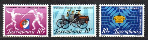 Poštové známky Luxembursko 1985 Výroèí Mi# 1121-23