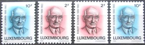 Potov znmky Luxembursko 1986 Robert Schuman Mi# 1156-57 Do-Du