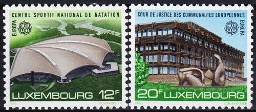 Poštové známky Luxembursko 1987 Európa CEPT, moderní architektura Mi# 1174-75 Kat 4.50€