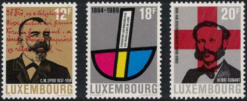 Potov znmky Luxembursko 1989 Vro a udlosti Mi# 1214-16