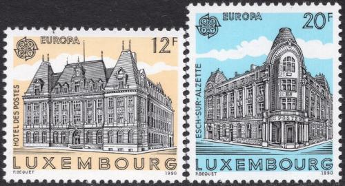 Potov znmky Luxembursko 1990 Eurpa CEPT, pota Mi# 1243-44 - zvi obrzok