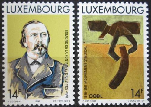 Poštové známky Luxembursko 1991 Výroèí Mi# 1275-76 