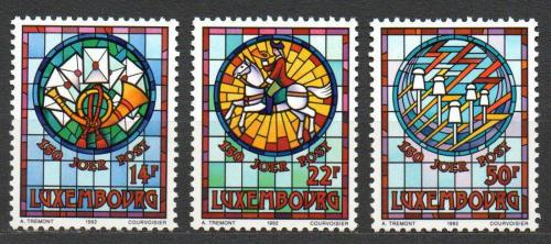 Poštové známky Luxembursko 1992 Umenie Mi# 1302-04 Kat 5.50€ 