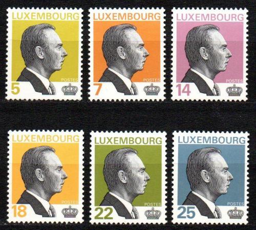 Poštové známky Luxembursko 1993 Velkovévoda Jean Mi# 1310-15
