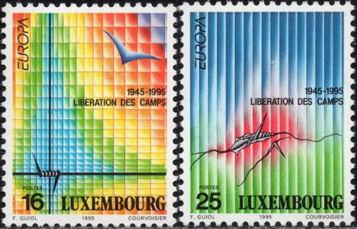 Potov znmky Luxembursko 1995 Eurpa CEPT, mr a svoboda Mi# 1368-69 