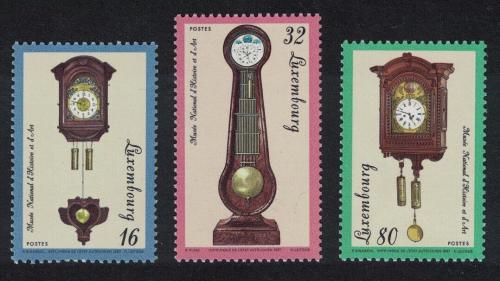 Poštové známky Luxembursko 1997 Hodiny Mi# 1426-28 Kat 6€