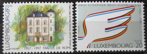 Poštové známky Luxembursko 1997 Výroèí Mi# 1416-17