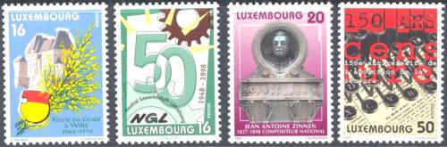 Potov znmky Luxembursko 1998 Vro a udlosti Mi# 1442-45 Kat 6