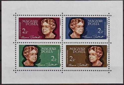 Poštové známky Maïarsko 1964 Eleanor Roosevelt Mi# Block 41