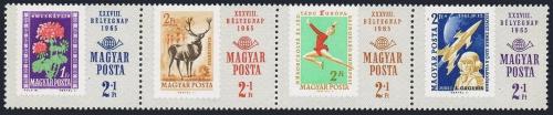 Poštové známky Maïarsko 1965 Den známek Mi# 2175-78