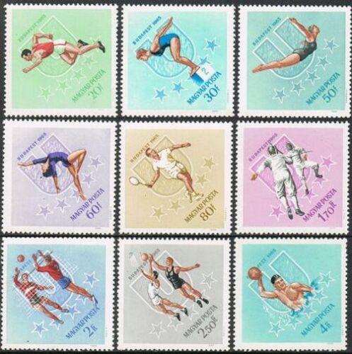 Poštové známky Maïarsko 1965 Univerziáda Mi# 2153-61