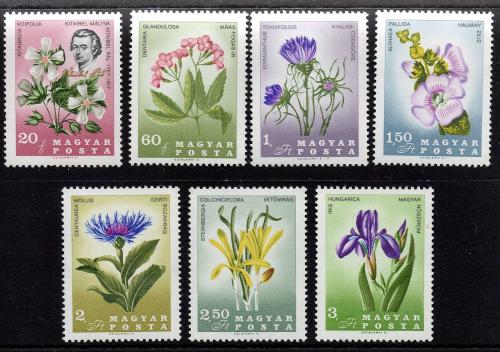Poštové známky Maïarsko 1967 Kvety Mi# 2307-13