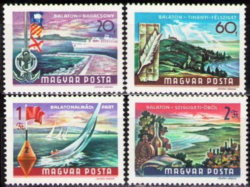 Poštové známky Maïarsko 1968 Balatonské jezero Mi# 2417-20