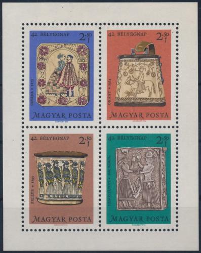 Poštové známky Maïarsko 1969 Øezbáøské umenie Mi# Block 73