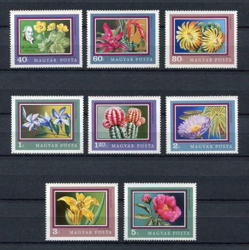Poštové známky Maïarsko 1971 Kvety Mi# 2695-2702