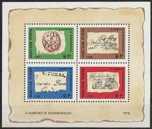 Poštové známky Maïarsko 1972 Den známek Mi# Block 88