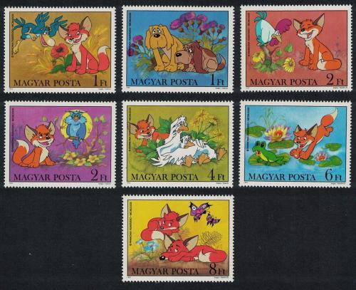 Poštové známky Maïarsko 1982 Animovaný film Vuk Mi# 3580-86 Kat 7€