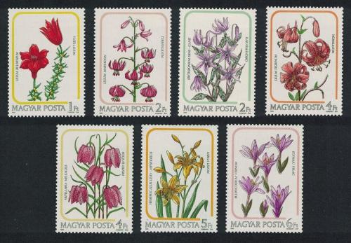 Poštové známky Maïarsko 1985 Lilie Mi# 3788-94