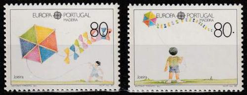 Poštové známky Madeira 1989 Európa CEPT, dìtské hry Mi# 125-26 Kat 5€