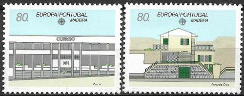 Poštové známky Madeira 1990 Európa CEPT, pošta Mi# 133-34 Kat 5€
