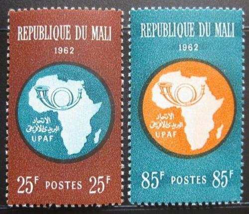 Poštové známky Mali 1962 Africká poštovní unie, UPAF Mi# 51-52