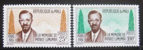 Poštové známky Mali 1962 Patrice Lumumba Mi# 47-48