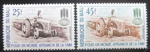 Poštové známky Mali 1963 Boj proti hladu Mi# 60-61