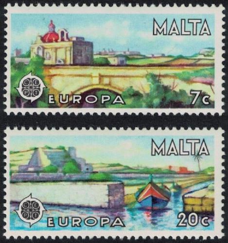 Poštové známky Malta 1977 Európa CEPT, krajina Mi# 554-55