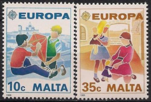 Poštové známky Malta 1989 Európa CEPT Mi# 816-17