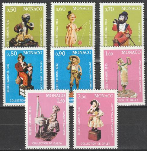 Poštové známky Monako 1983 Výdejní automaty z 19. storoèie Mi# 1608-15