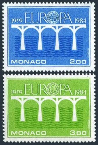Poštové známky Monako 1984 Európa CEPT Mi# 1622-23