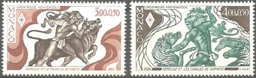 Poštové známky Monako 1984 Héraklés Mi# 1651-52