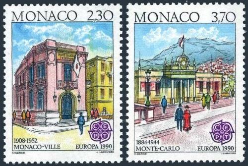 Poštové známky Monako 1990 Európa CEPT, pošta Mi# 1961-62