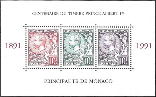 Poštové známky Monako 1991 Kníže Rainier I. Mi# Block 51 Kat 12€