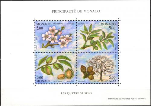 Poštové známky Monako 1993 Mandle Mi# Block 57 Kat 10€