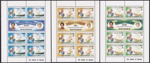 Potov znmky Montserrat 1981 Krovsk svadba Mi# 465-70