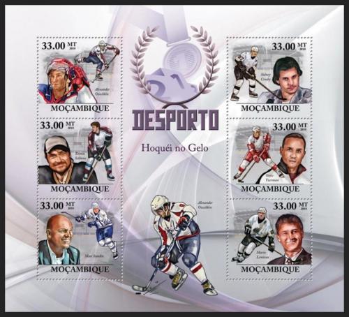 Poštové známky Mozambik 2010 Slavní hokejisti Mi# 3764-69 Kat 10€