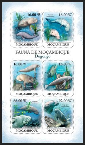 Poštové známky Mozambik 2011 Dugong indický Mi# 4994-99 Kat 12€ 