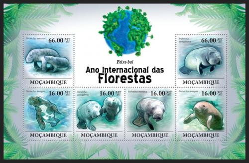 Poštové známky Mozambik 2011 Kapustòák širokonosý Mi# 4397-4402 Kat 11€ 