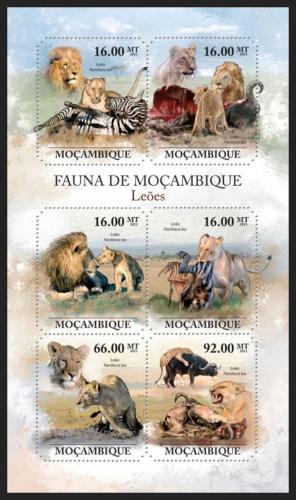 Poštové známky Mozambik 2011 Levy Mi# 5029-34 Kat 12€