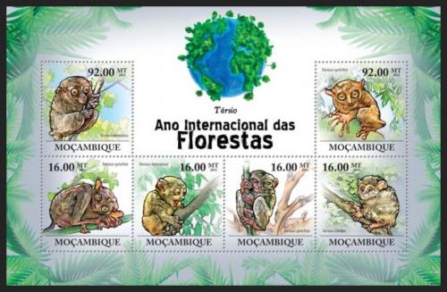 Poštové známky Mozambik 2011 Nártouni Mi# 4439-44 Kat 14€