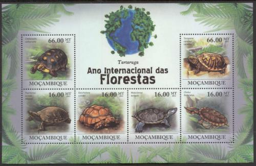 Poštové známky Mozambik 2011 Korytnaèky Mi# 4315-20 Kat 11€
